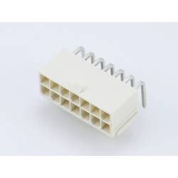 Molex vestavná zásuvková lišta (standardní) 14, rozteč 4.20 mm, 874271402, 1 ks Tray