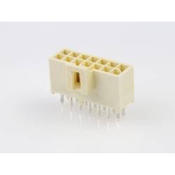 Molex vestavná zásuvková lišta (standardní) Počet pólů 14 Rastr (rozteč): 2.50 mm 1053102214 1 ks Tray