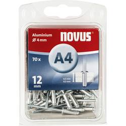 Novus Office 110057027 slepý nýt (Ø x d) 4 mm x 12 mm hliník hliník 70 ks