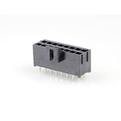 Molex vestavná zásuvková lišta (standardní) Počet pólů 16 Rastr (rozteč): 3.50 mm 1722981116 1 ks Tray