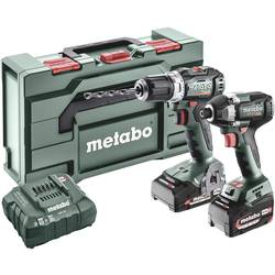 Metabo BSLBL+SSD200LTBL aku vrtací šroubovák, aku rázový utahovák 18 V, 5.2 Ah Li-Ion, 685195000, akumulátor, vč. nabíječky