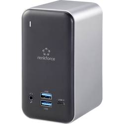 Renkforce USB-C® dokovací stanice RF-DKS-650 Vhodné pro značky (dokovací stanice pro notebook): univerzální vč. funkce nabíjení