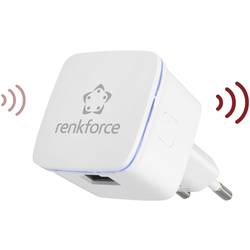 Renkforce Wi-Fi repeater RF-WR-N300MINI RF-4723578 300 MBit/s