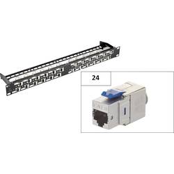 Renkforce KSV8 24 portů síťový patch panel 483 mm (19) CAT 8.1 1 U osazený