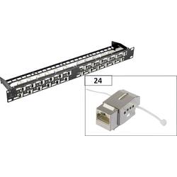 Renkforce KSV10 24 portů síťový patch panel 483 mm (19) CAT 6 1 U osazený