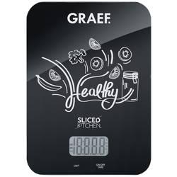 Graef KS 202 kuchyňská váha Max. váživost=5 kg černá