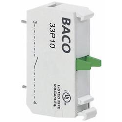 BACO 33P10 spínací kontaktní prvek 1 spínací kontakt bez aretace 600 V 1 ks