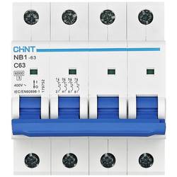 Chint 179745 NB1-63 4P C25 6kA DB elektrický jistič 4pólový 25 A 240 V, 415 V