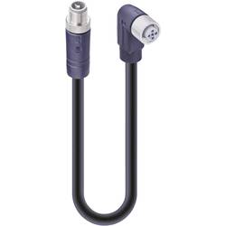 Lumberg Automation 934853325 připojovací kabel pro senzory - aktory M12 zástrčka, rovná, zásuvka, zahnutá 30.00 cm Počet pólů: 4 1 ks