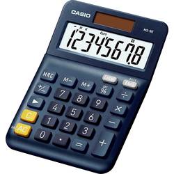 Casio MS-8E stolní kalkulačka, displej (počet míst) 8, solární napájení, tmavě modrá