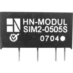 HN Power SIM2-0505S-SIL7 DC/DC měnič napětí do DPS 5 V/DC 5 V/DC 400 mA 2 W Počet výstupů: 1 x Obsah 1 ks