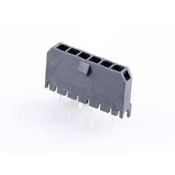 Molex vestavná pinová lišta (standardní) 6, rozteč 3.00 mm, 436500617, 1 ks Tray