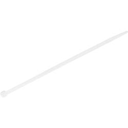 TRU COMPONENTS 1578031, stahovací pásky, 4.80 mm, 500 mm, bílá, žárově stabilizované , 100 ks