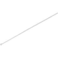 TRU COMPONENTS 1578023, stahovací pásky, 4.80 mm, 350 mm, bílá, žárově stabilizované , 100 ks