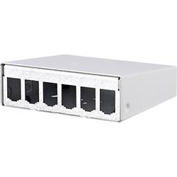 Metz Connect 130861-0602-E 6 portů síťový patch panel nevybavený specifikací 1 U bílá neosazený