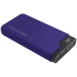 RealPower PB-15000C powerbanka 15000 mAh Li-Ion USB, USB-C® námořnická modrá