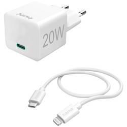 Hama USB nabíječka 20 W vnitřní, do zásuvky (230 V) Výstupní proud (max.) 3000 mA USB-C® Počet výstupů: 1 x