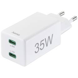 Hama USB nabíječka 35 W vnitřní, do zásuvky (230 V) USB-C® Počet výstupů: 2 x