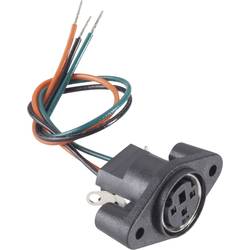 TRU COMPONENTS 1578885 mini DIN konektor zásuvka, vestavná vertikální Pólů: 8 1 ks