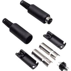 TRU COMPONENTS 1578862 mini DIN konektor zástrčka, rovná Pólů: 4 1 ks