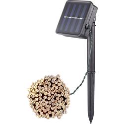 WS-SL02 200L solární světelný řetěz, LED, 0.6 W, teplá bílá, zelená