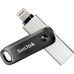 SanDisk iXpand™ Flash Drive Go USB paměť pro smartphony/tablety černá, stříbrná 128 GB USB 3.2 (Gen 1x1) , Lightning