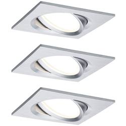 Paulmann 93680 LED vestavné svítidlo, 18 W, Hliník (soustružený), sada 3 ks