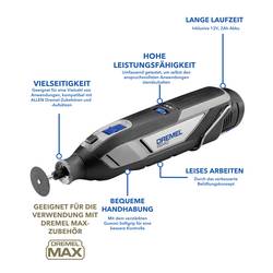 Dremel 8240-5 akumulátorový multifunkční nástroj akumulátor, vč. nabíječky, vč. příslušenství, 12 V, 2.0 Ah, F0138240JA