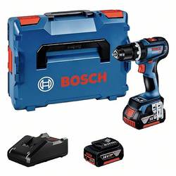 Bosch Professional GSB 18V-90 C aku příklepový šroubovák, vč. 2x aku, vč. nabíječky, kufřík, 06019K6103