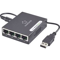 Renkforce RF-4270245 síťový switch, 4 porty, 1000 MBit/s, USB napájení