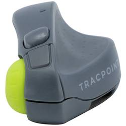 Swiftpoint TRACPOINT optická ergonomická myš, Bluetooth®, 2 tlačítko, 1800 dpi, šedá