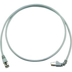 Telegärtner 100008305 RJ45 síťové kabely, propojovací kabely CAT 6A S/FTP 2.00 m šedá samozhášecí, bez halogenů 1 ks