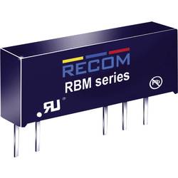 RECOM RBM-0505D DC/DC měnič napětí do DPS 5 V/DC 5 V/DC, -5 V/DC 100 mA 1 W Počet výstupů: 2 x Obsah 1 ks