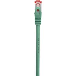 Renkforce RF-5276310 RJ45 síťové kabely, propojovací kabely CAT 6 S/FTP 15.00 m zelená s ochranou, pozlacené kontakty, samozhášecí 1 ks