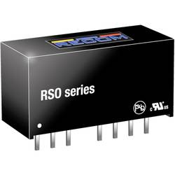 RECOM RSO-243.3S DC/DC měnič napětí do DPS 300 mA 1 W Počet výstupů: 1 x Obsah 1 ks