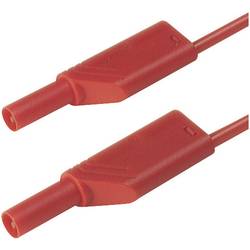SKS Hirschmann MLS WS 100/2,5 rt bezpečnostní měřicí kabely lamelová zástrčka 4 mm lamelová zástrčka 4 mm 1.00 m červená 1 ks