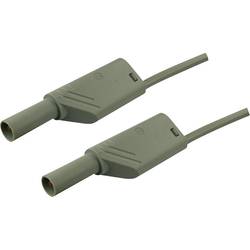 SKS Hirschmann MLS WS 100/2,5 bezpečnostní měřicí kabely lamelová zástrčka 4 mm lamelová zástrčka 4 mm 1.00 m šedá 1 ks