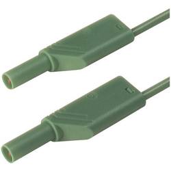 SKS Hirschmann MLS WS 200/2,5 gn bezpečnostní měřicí kabely lamelová zástrčka 4 mm lamelová zástrčka 4 mm 2.00 m zelená 1 ks