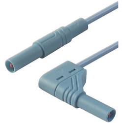 SKS Hirschmann MLS WG 100/1 bl bezpečnostní měřicí kabely lamelová zástrčka 4 mm lamelová zástrčka 4 mm 1.00 m modrá 1 ks