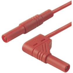 SKS Hirschmann MLS WG 100/2,5 rt bezpečnostní měřicí kabely lamelová zástrčka 4 mm lamelová zástrčka 4 mm 1.00 m červená 1 ks
