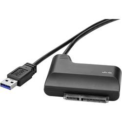 Renkforce Pevné disky/SSD adaptér [1x USB 3.0 zástrčka A - 1x kombinovaná SATA zástrčka 15+7-pólová] 0.30 m pozlacené kontakty