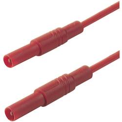 SKS Hirschmann MLS GG 200/2,5 rt bezpečnostní měřicí kabely lamelová zástrčka 4 mm lamelová zástrčka 4 mm 2.00 m červená 1 ks