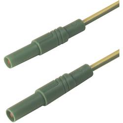 SKS Hirschmann MLS GG 200/2,5 ge/gn bezpečnostní měřicí kabely lamelová zástrčka 4 mm lamelová zástrčka 4 mm 2.00 m žlutá, zelená 1 ks