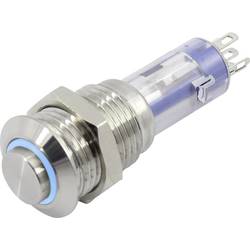 TRU COMPONENTS LAS4GQH-11ZE/B/24V/S, TC-6647596 tlačítkový spínač, 12 mm, 48 V, 2 A, 1 ks