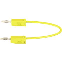 Stäubli LK205 měřicí kabel [lamelová zástrčka 2 mm - lamelová zástrčka 2 mm] 45.00 cm, žlutá, 1 ks