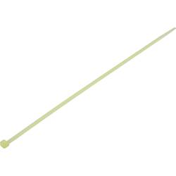 TRU COMPONENTS TC-6645804, stahovací pásky, 4.80 mm, 300 mm, přírodní, žárově stabilizované , 100 ks