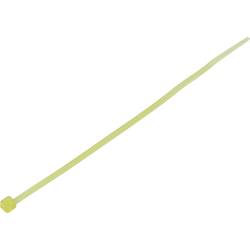 TRU COMPONENTS TC-6645788, stahovací pásky, 2.50 mm, 142 mm, přírodní, žárově stabilizované , 100 ks