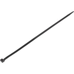 TRU COMPONENTS TC-6645780, stahovací pásky, 7.60 mm, 380 mm, černá, odolná vůči povětrnostním vlivům, 100 ks