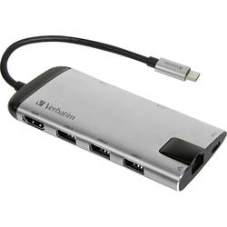 Verbatim USB-C® dokovací stanice 49142 Vhodné pro značky (dokovací stanice pro notebook): univerzální