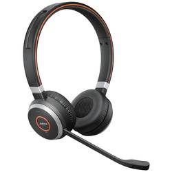 Jabra Evolve 65 Second Edition - UC sluchátka On Ear Bluetooth®, bezdrátová, 6599-839-409, stereo, černá, Potlačení hluku, Redukce šumu mikrofonu